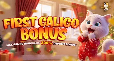 First Calico Bonus: Makakuha ng 200% Deposit Bonus!