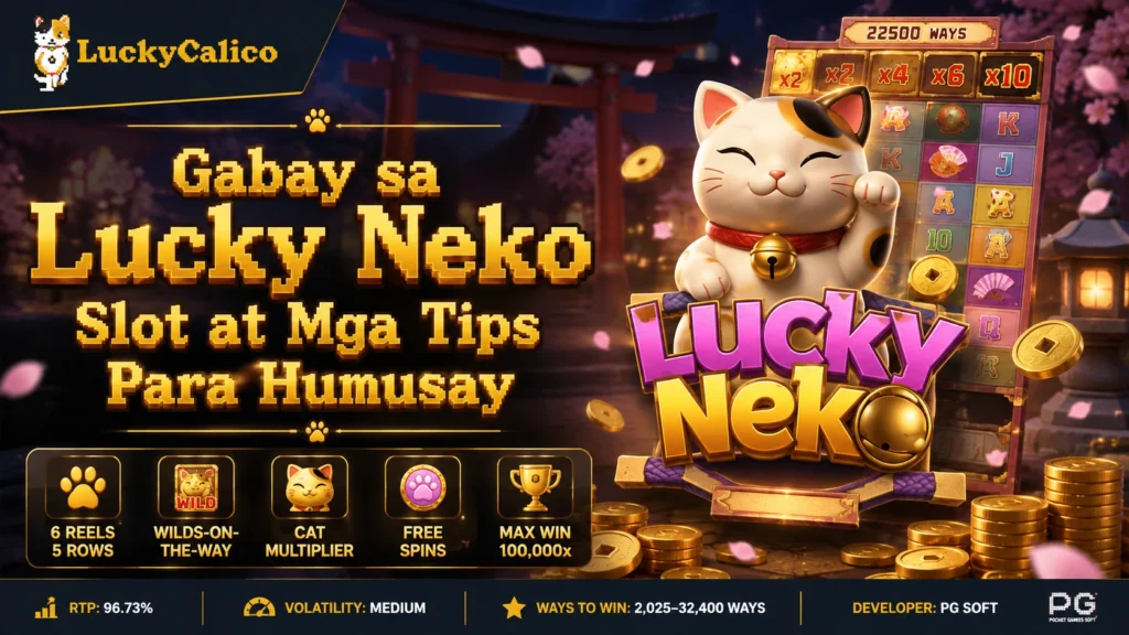 Gabay sa Lucky Neko Slot at Mga Tips Para Humusay