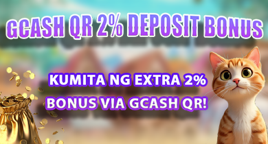 Lucky Calico GCASH QR 2% Deposit Bonus