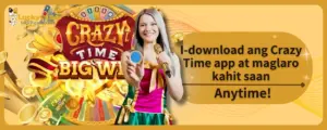 I-download ang Crazy Time app at maglaro kahit saan, anytime!