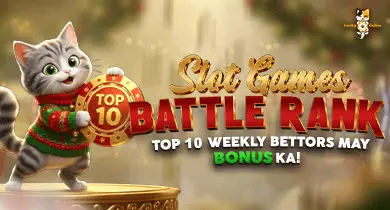 Slot Games Battle Rank: Compete & Win 100 Weekly Points!