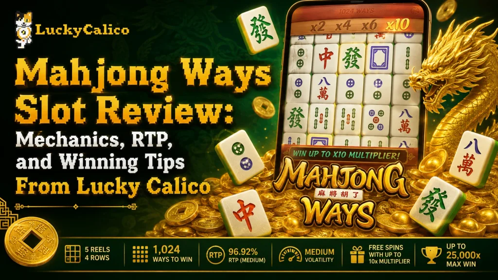 Mahjong Ways Slot Review: Mechanics, RTP, and Winning Tips From Lucky Calico